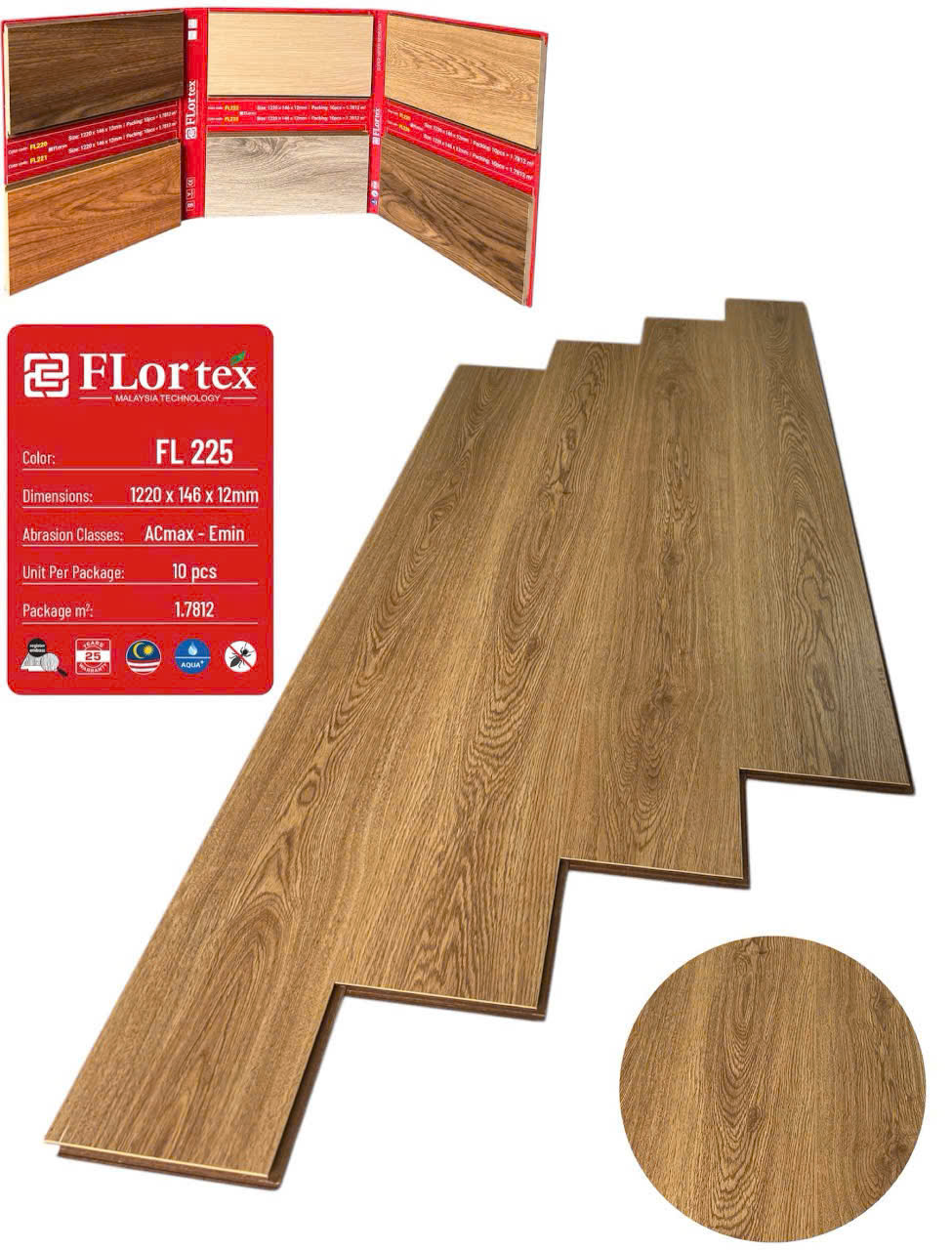 Sàn gỗ Flortex FL 225